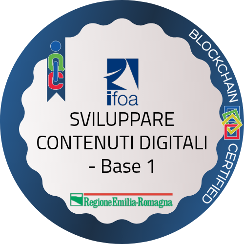 SVILUPPARE CONTENUTI DIGITALI - Base 1